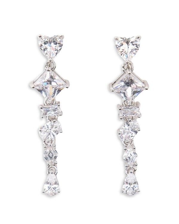 マージュ レディース アクセサリー ピアス・イヤリング Maje Precieux Cascade Rhinestone Linear Drop Earrings Crystal