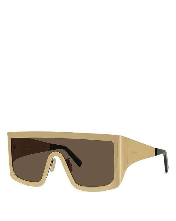 ジバンシー レディース アクセサリー サングラス・アイウェア Givenchy Square Mask Sunglasses 131mm Gold/Solid brown ブラウン
