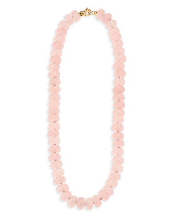 アディナ レイター レディース アクセサリー ネックレス・チョーカー・ペンダントトップ レース Adina Reyter 9K Yellow Gold Rose Quartz Necklace 16\