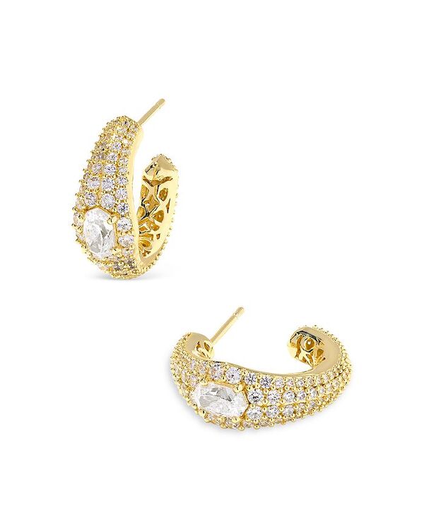 ケンドラスコット レディース アクセサリー ピアス・イヤリング Kendra Scott Bella Crystal Open Hoop Earrings Gold ゴールド