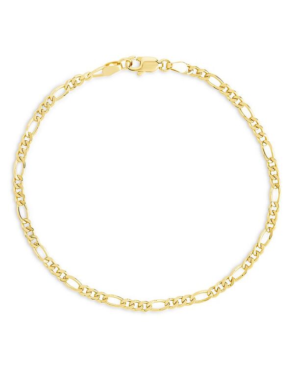スターリングフォーエバー レディース アクセサリー ブレスレット・バングル・アンクレット Sterling Forever Figaro Chain Bracelet Gold ゴールド