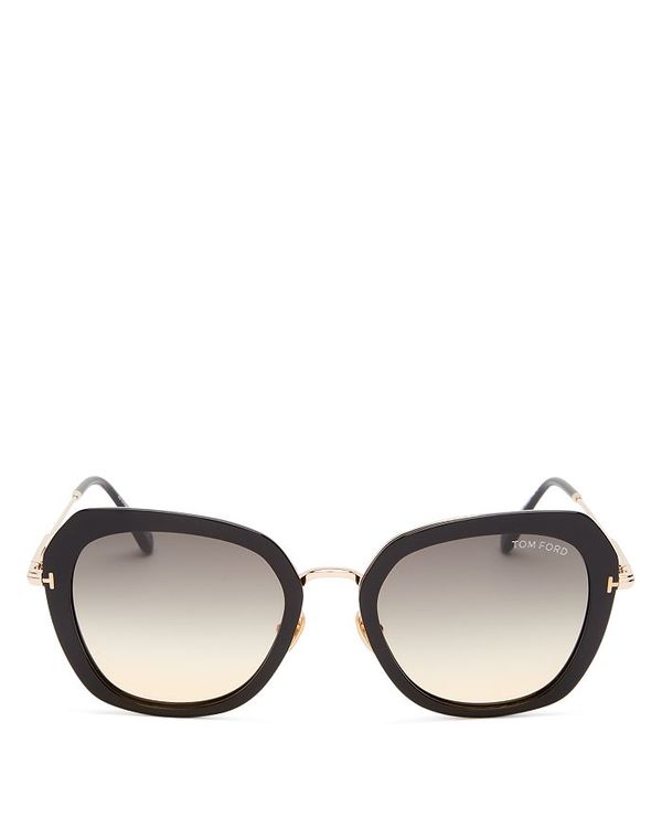 100 本物保証 トム フォード レディース サングラス アイウェア アクセサリー Women S Kenyan Round Sunglasses 54mm Shiny Black Gradient Smoke 工場直送 Hajoseppelt De