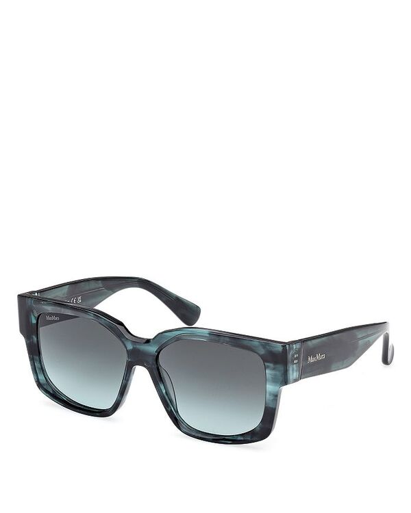 マックスマーラ レディース アクセサリー サングラス・アイウェア Max Mara Round Sunglasses 54mm Green/Green Gradient グリーン