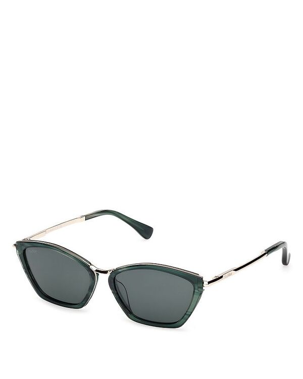 マックスマーラ レディース アクセサリー サングラス・アイウェア Max Mara Cat Eye Sunglasses 54mm Green/Green グリーン