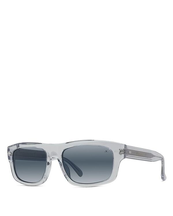 ヴュアルネ レディース 添え物 サングラス・アイウェア Vuarnet Lifestyle Rectangular Sunglasses 56粍 Transparent/Blue lynx 青碧