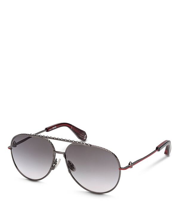 クリスチャン・ルブタン レディース アクセサリー サングラス・アイウェア Christian Louboutin Pilot Sunglasses 61mm Smoke スモーク