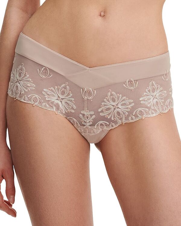 シャントル レディース アンダーウェア パンツ レース Chantelle Champs-lyses Lace Hipster Cappuccino
