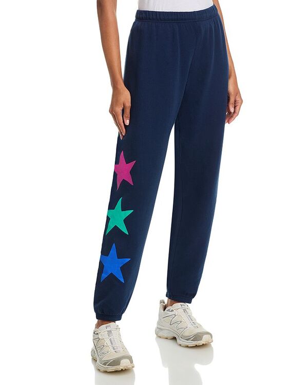 アクア レディース ボトムス カジュアルパンツ スウェットパンツ AQUA Gina Starsweatpants - Exclusive Navy ネイビー