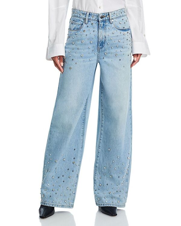 ブランクニューヨーク レディース ボトムス デニムパンツ ワイドレッグ ジーンズ BLANKNYC High Rise Wide Leg Jeans in Diamonds In The Sky Diamonds In The Sky｜ReVida 店