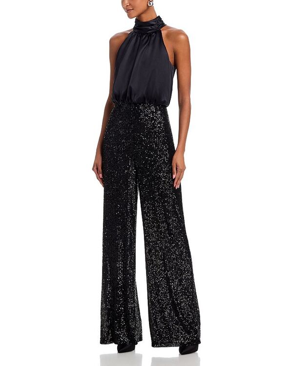 エリザジェイ レディース トップス ジャンプスーツ ホルター Eliza J Halter Jumpsuit Black ブラック 40,170円