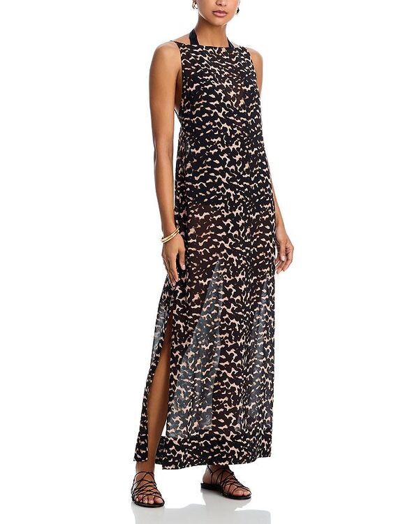 スタウド レディース トップス ワンピース STAUD Yuca Low Back Cover-Up Dress Tortoise｜ReVida 店