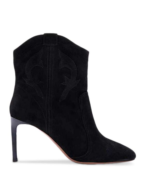 バッシュ レディース シューズ ブーツ・レインブーツ ヒール ba&sh Women's Caitlin Pull On Higheel Booties Noir|ReVida 店