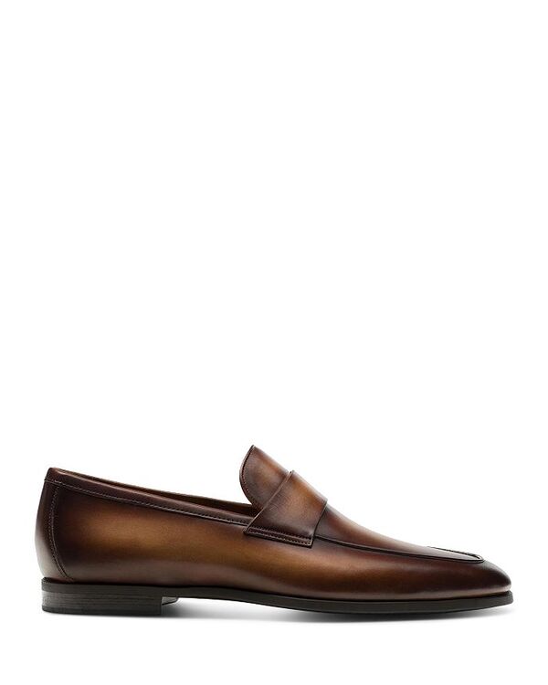 マグナーニ レディース シューズ スリッポン・ローファー Magnanni Men\u0027s Heros Apron Toe Loafers - Exclusive Brown 赤銅色