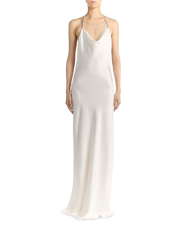 ステラマッカートニー レディース トップス ワンピース Stella McCartney Forever Stella Embellishedress Cream クリーム｜ReVida 店