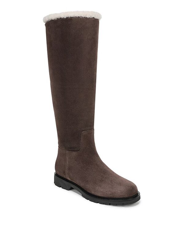 ヴィンス レディース シューズ ブーツ・レインブーツ Vince Women'sibelle Shearling Riding Boots Truffle|ReVida 店