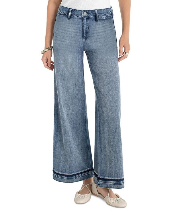 リヴァプール ロサンゼルス レディース ボトムス デニムパンツ ワイドレッグ ジーンズ Liverpoolos Angelesuper Stride Ultra Wide Leg Jeans in Reflection