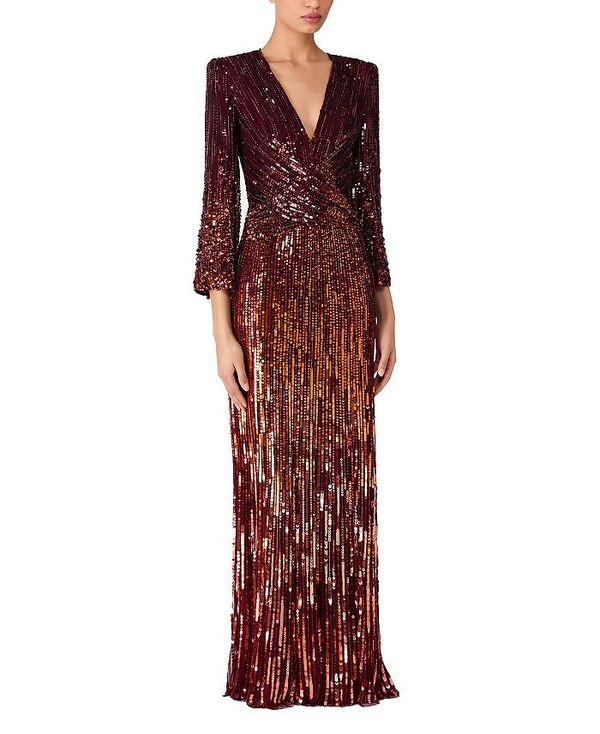 ジェニー・パッカム レディース トップス ワンピース マキシ Jenny Packham Cosmos Maxi Dress Cardinal|ReVida 店