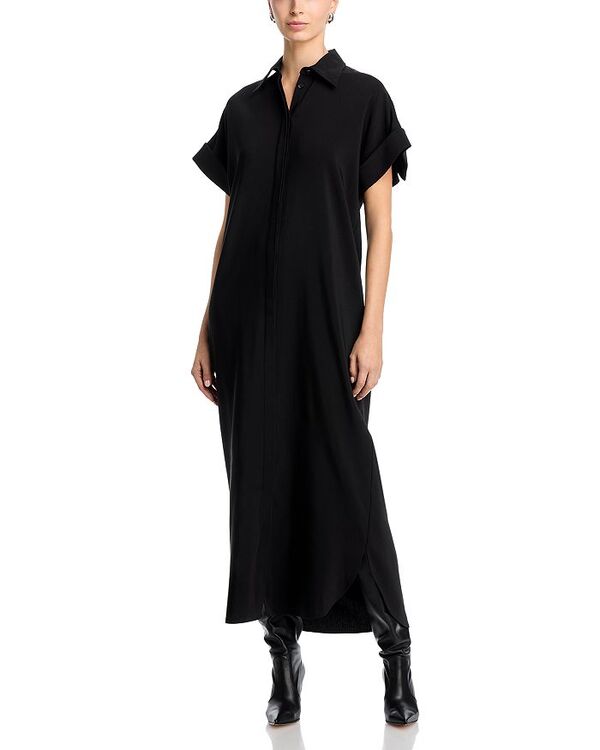 ブランドン・マクスウェル レディース トップス シャツ Brandon Maxwell Emory Shirt Dress Black ブラック