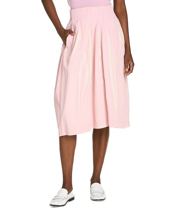 マルニ レディース ボトムスカート プリント ミディ デニム Marni Denim Printed Midi Skirt Pink ピンク