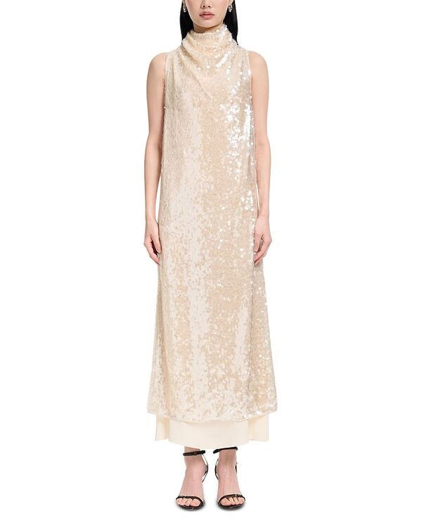 アルチュザラ レディース トップス ワンピース シルク Altuzarra Noor Silk Dress Macadamia｜ReVida 店