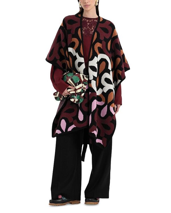 ラ・ダブル・ジェイ レディース アンダー御召しもの ナイト爵御召しもの 羊毛 La DoubleJ Maiolika Wool Robe Multicolor マルチ色合い