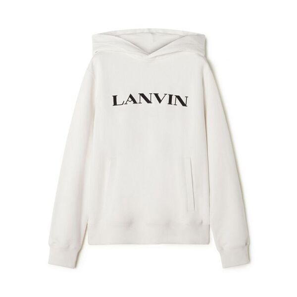 ランバン レディース アウター パーカー・スウェット コットン 刺繍 Lanvin Embroidered Cotton Hoodie Cloth|ReVida 店