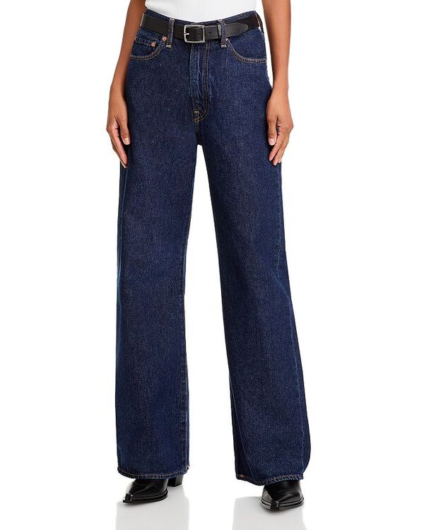 リーバイス レディース ボトムス デニムパンツ ワイドレッグ ジーンズ Levi's Ribcage High Rise Wide Leg Jeans in Shaded View