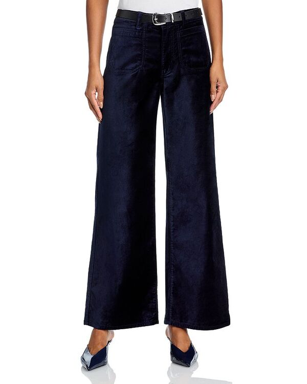 フレーム レディース ボトムス デニムパンツ ベルベット ジーンズ FRAME Le Slim High Rise Palazzo Mode Jeans Velvet Navy Velvet ネイビー