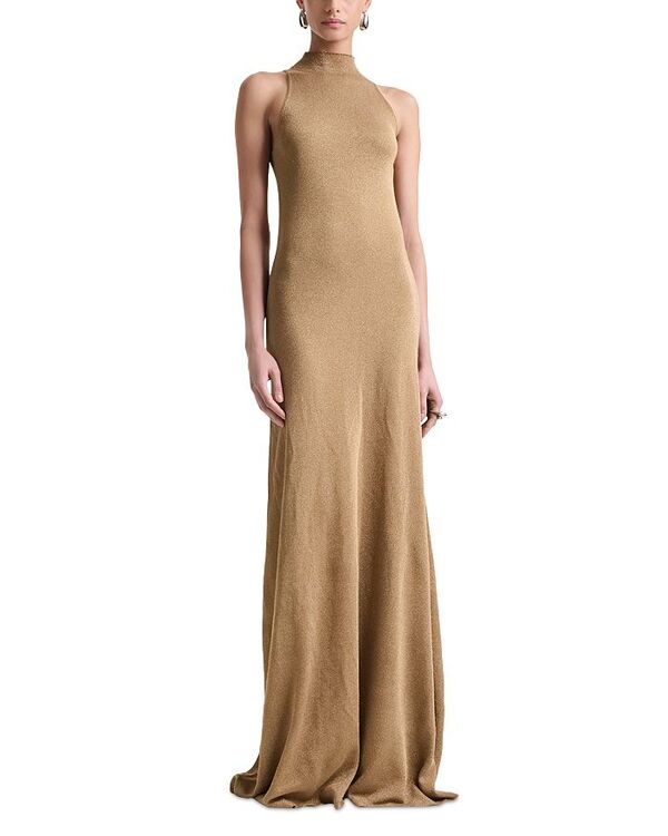 アルチュザラ レディース トップス ワンピース モックネック Altuzarra Mitzi Mock Neck Dress Gold ゴールド｜ReVida 店 91,190円