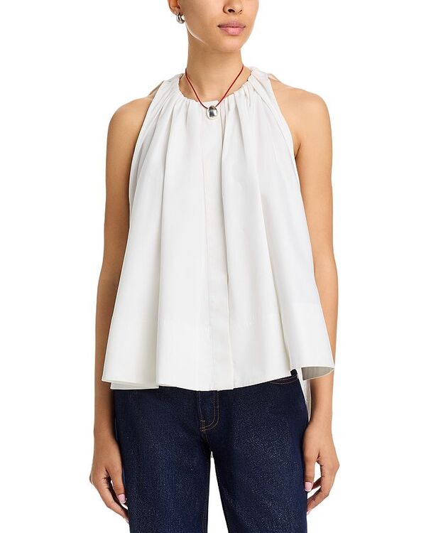 コー レディース トップス シャツ CO Gathered Tunic Top White ホワイト｜ReVida 店 98,340円