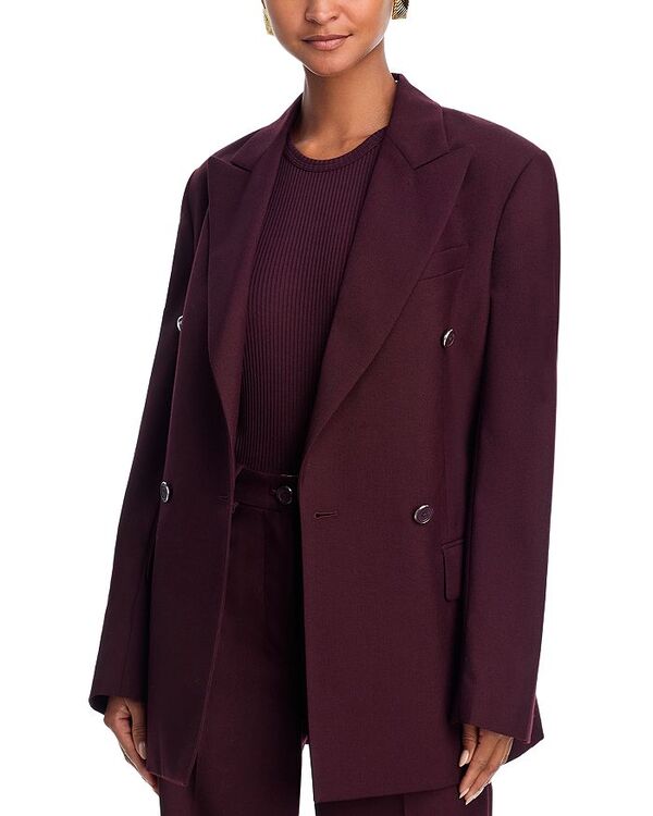 ヘルムート ラング レディース アウター ジャケット・ブルゾン ブレザー Helmut Lang Double Breasted Belted Blazer Mahogany
