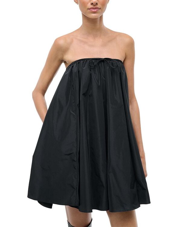 スタウド レディース トップス ワンピーストラップレス STAUD Sofia Strapless Dress Black ブラック