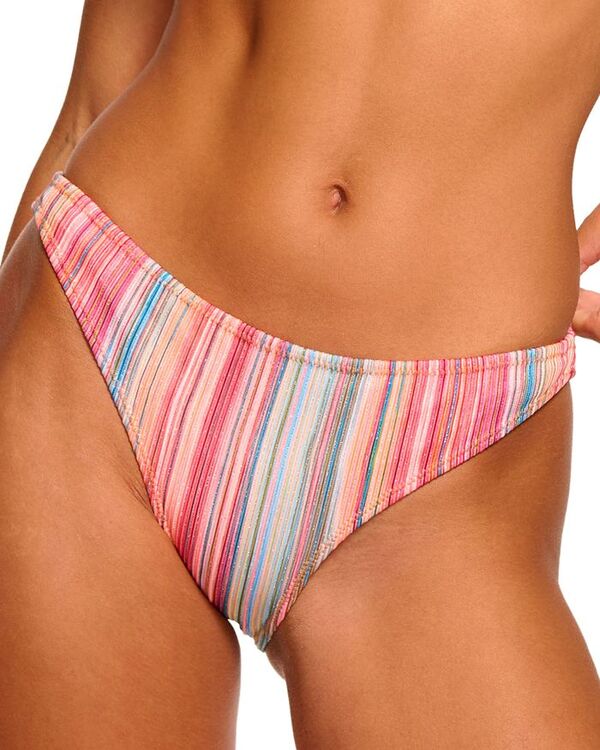 レイミー ブルック レディース 水着 ボトムスのみ Ramy Brook Striped Isla Bikini Bottom Vivid Orange Stripe オレンジ