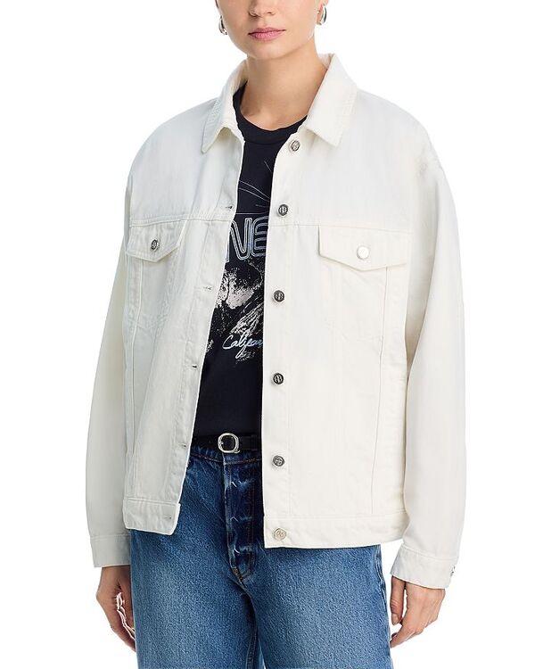 アニービン レディース アウター ジャケット・ブルゾン Anine Bing Rory Button Front Jacket Ecru エクリュ｜ReVida 店