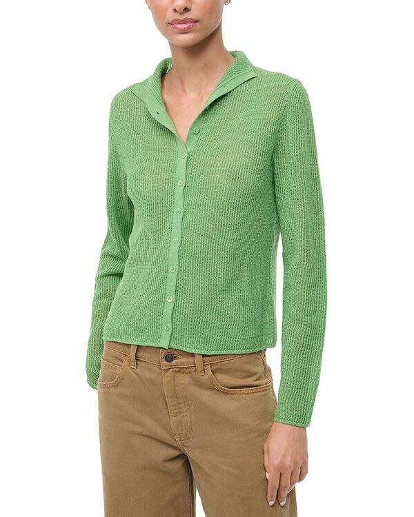 スタウド レディース アウター ニット・セーター STAUD Marianne Sweater Leaf