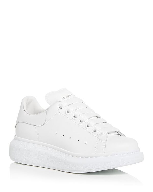 マックイーン レディース シューズ スニーカー McQueen Women's Oversized Low Top Sneakers White/Gold ホワイト