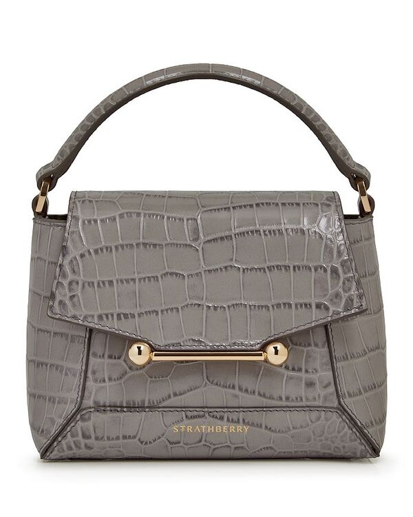 ストラスベリー レディース バッグ Strathberry Mosaic Nano Soft Embossed Croc Top Handle Bag Stone ストーン 84,590円