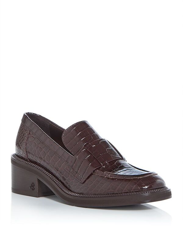 ジミーチュー レディース シューズ スリッポン・ローファー Jimmy Choo Women\u0027s Tylor 60 Croc Embossed Loafers Chocolate 黒茶