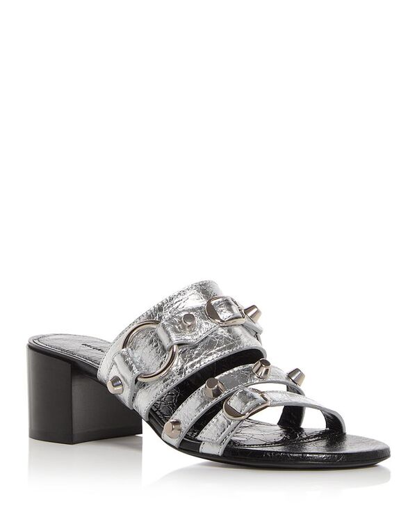 バレンシアガ レディース シューズ サンダル Balenciaga Women'sandals City Embellished Sandalsilver シルバー|ReVida 店