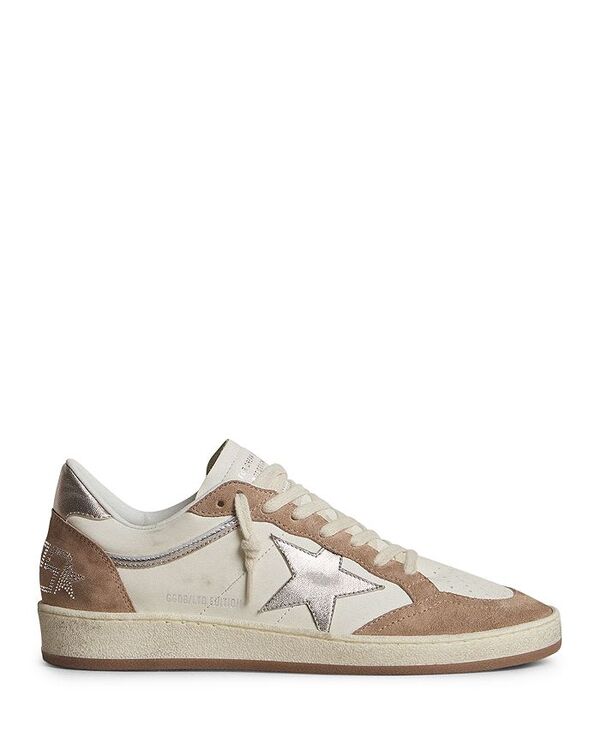 ゴールデングース レディース シューズ スニーカー レザー Golden Goose Women's Ballstar Leather Sneakers White/Powder ホワイト|ReVida 店