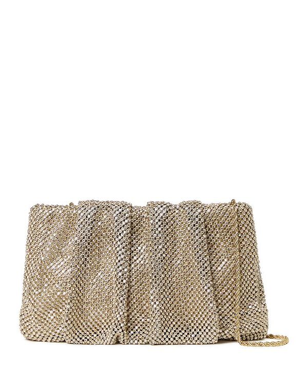 ロフラー ランダル レディース バッグ Loefflerandall Serena Small Rhinestonembellished Gathered Clutch Shiny Gold ゴールド