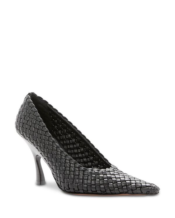 ステラマッカートニー レディース シューズ パンプス Stella McCartney Women's Elsa Woven Pumps Black ブラック｜ReVida 店