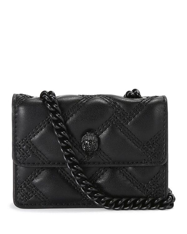 カートジェイガーロンドン レディース バッグ キルティング KURT GEIGER LONDON Kensington Micro Quilted Crossbody Black/Black ブラック