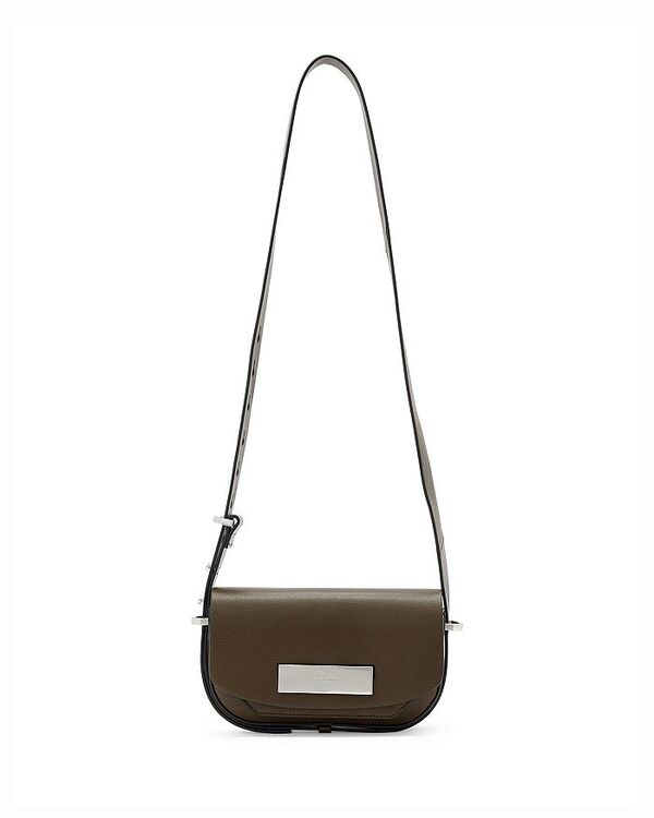 オールセインツ レディース バッグ レザー ALLSAINTS Etta Leather Satchel Crossbody Fango Brown ブラウン