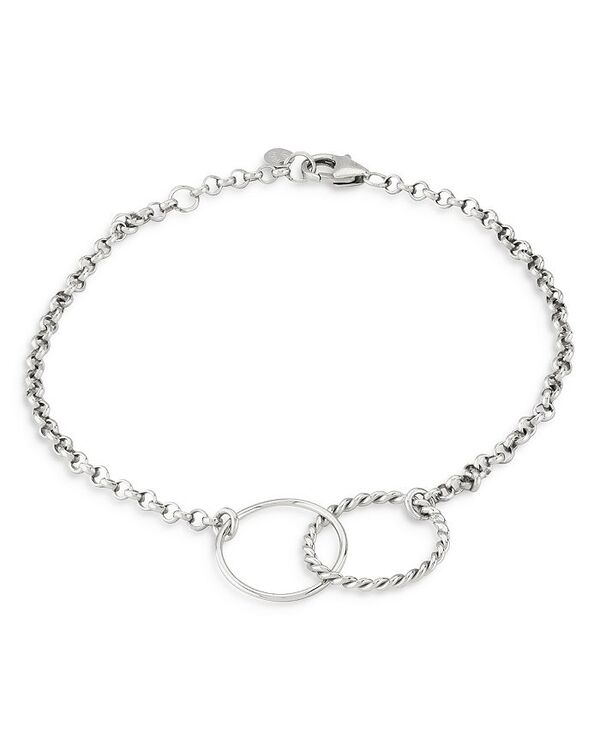 アクア レディース アクセサリー ブレスレット・バングル・アンクレット AQUA Bloomingdale's Fine Collection Interlocking Station Bracelet in Sterling Silver シルバー