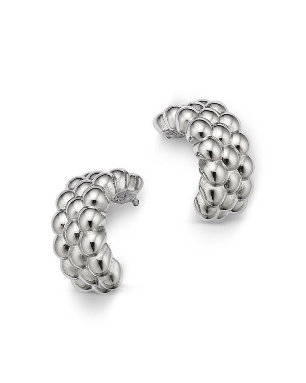 アクア レディース アクセサリー ピアス・イヤリング AQUA Bloomingdale's Fine Collection Multi Bead Half Hoop Earrings in Sterling Silver シルバー