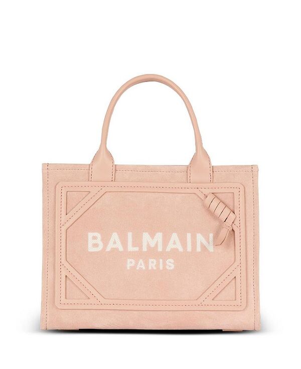 バルマン レディース バッグ スエード Balmain Women'small Suede B-Army Tote Bag Beige ベージュ
