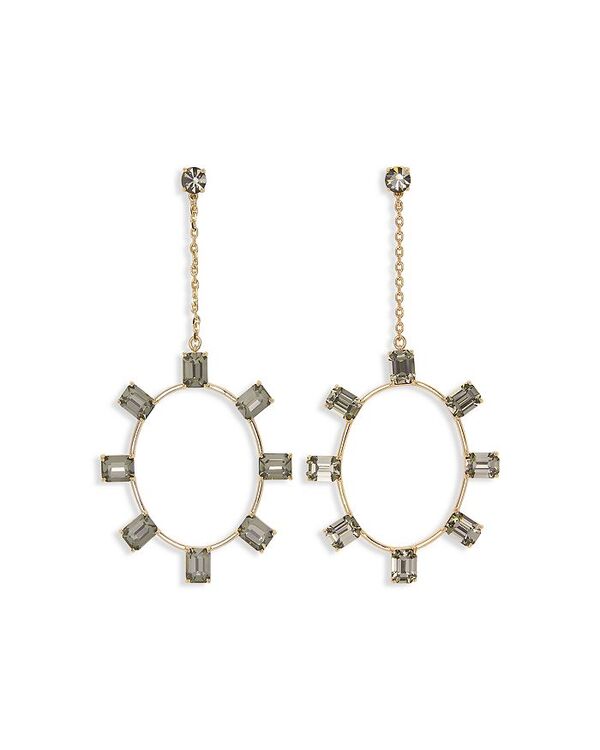 レイミー ブルック レディース アクセサリー ピアス・イヤリング Ramy Brook Stone Jewelry Alanna Long Circle Drop Earrings Gold ゴールド