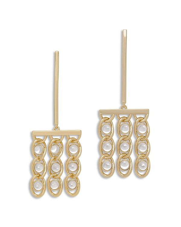 レイミー ブルック レディース アクセサリー ピアス・イヤリング ミニ Ramy Brook Glass Chain Jewelry Dominika Glasstone Chain Drop Earrings Gold ゴールド