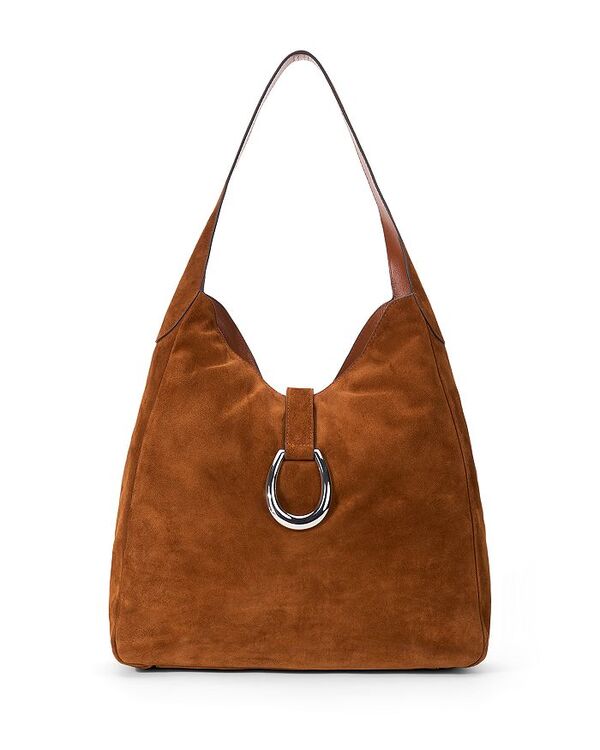 スタウド レディース バッグ スエード STAUD Maya Suede Hobo Bag Tabacco